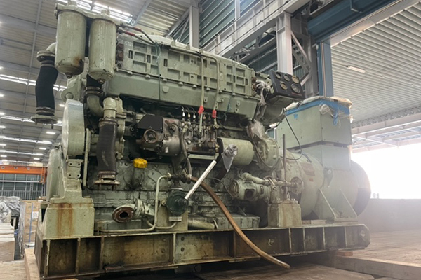 Repair sales of second-hand, large and small ship engines, and equipment