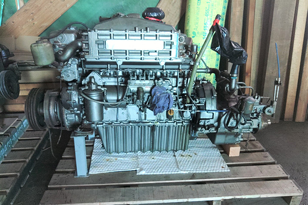 Repair sales of second-hand, large and small ship engines, and equipment