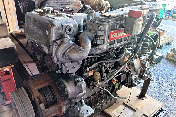 Repair sales of second-hand, large and small ship engines, and equipment