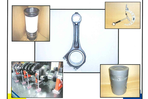 Repair sales of second-hand, large and small ship engines, and equipment